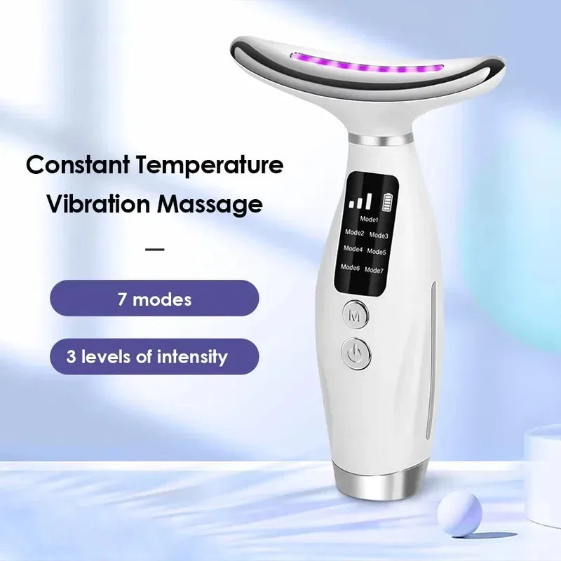 GlowRitual™ 7-Color LED Face & Neck Lifting Massager