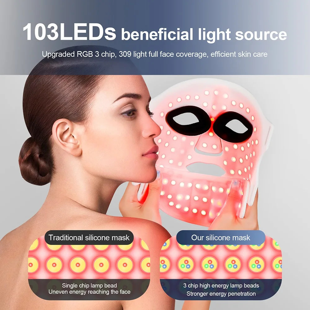 GlowRitual™ LED Face & Neck Rejuvenating Mask