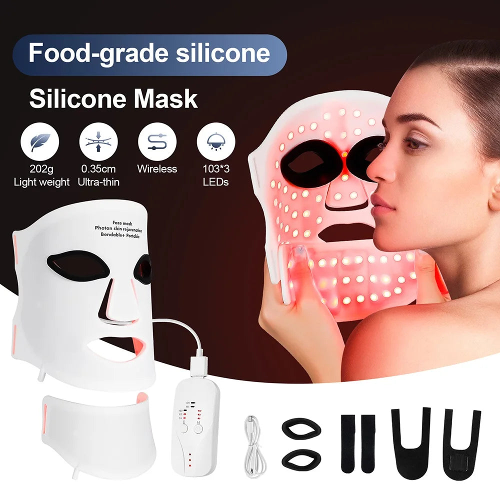 GlowRitual™ LED Face & Neck Rejuvenating Mask