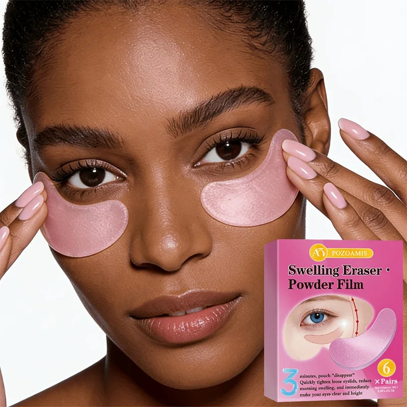 GlowRitual™ Cherry Blossom Hydrogel Eye Masks — 6-Pack