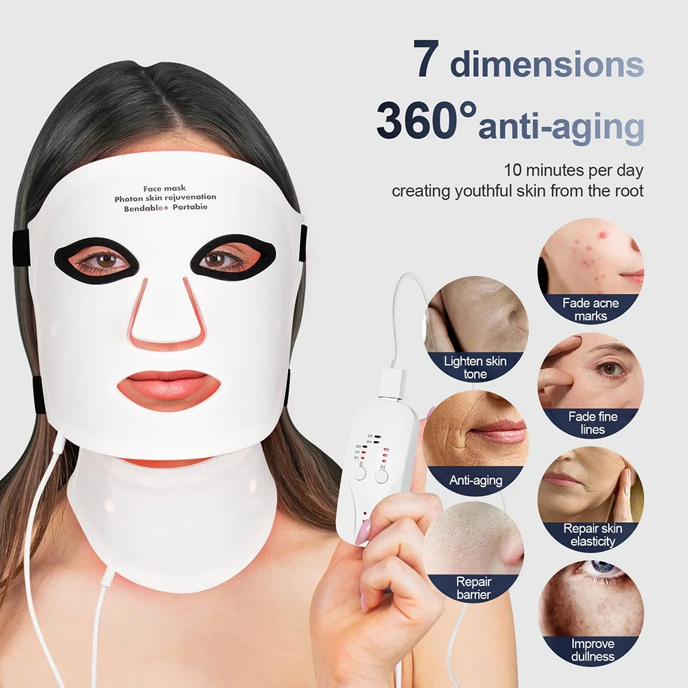 GlowRitual™ LED Face & Neck Rejuvenating Mask