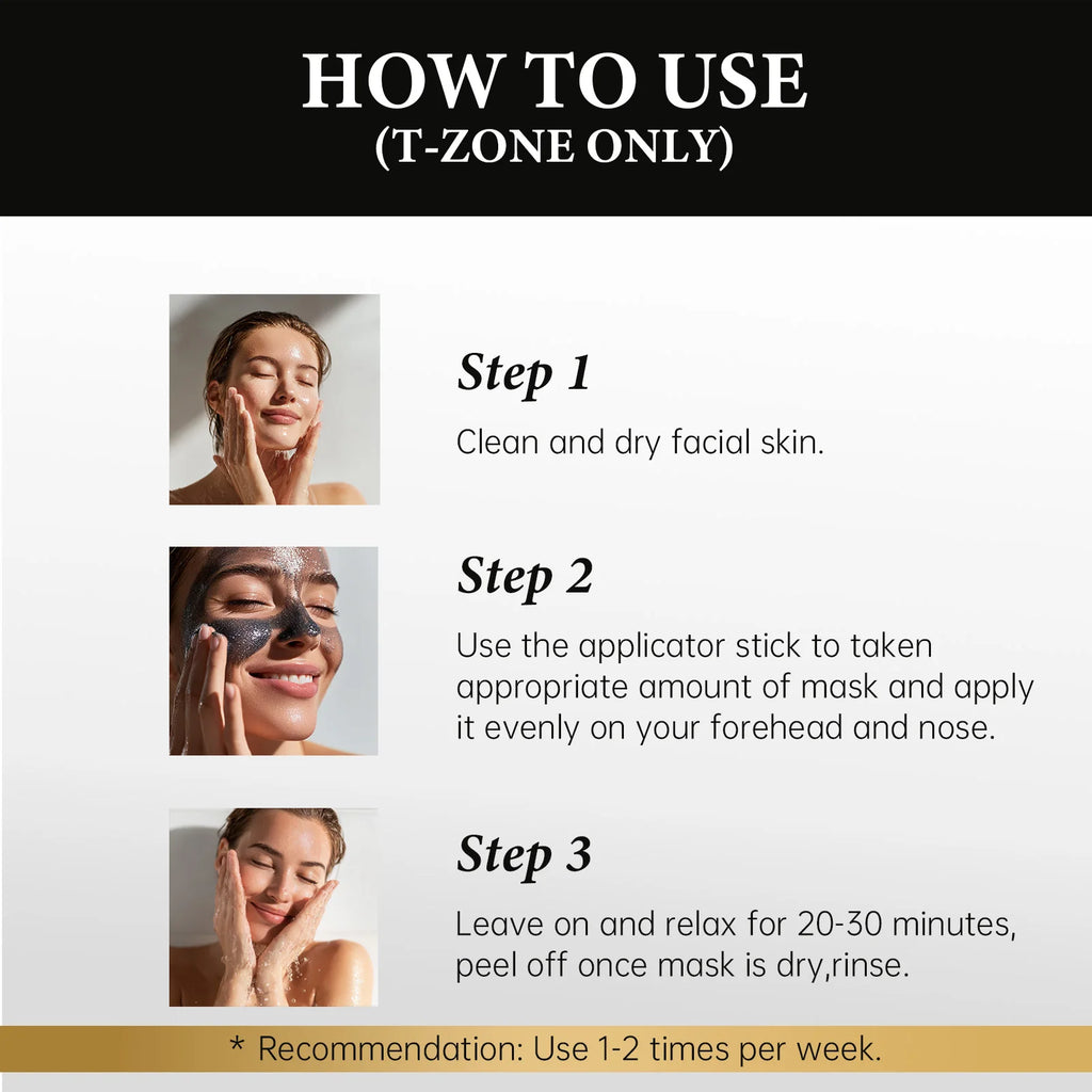 GlowRitual™ Activated Charcoal Blackhead Peel-Off Mask