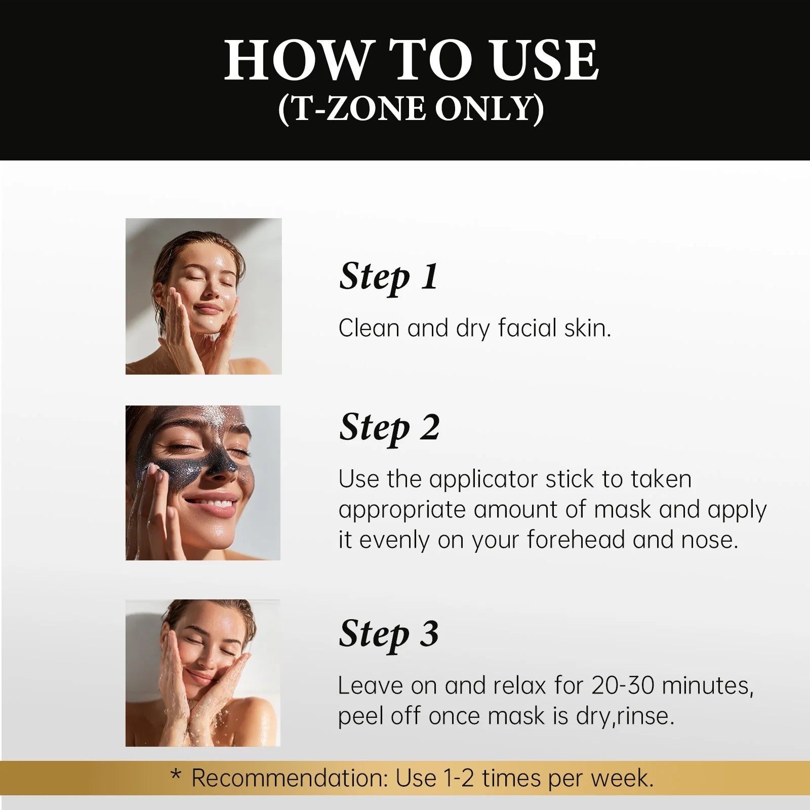 GlowRitual™ Activated Charcoal Blackhead Peel-Off Mask