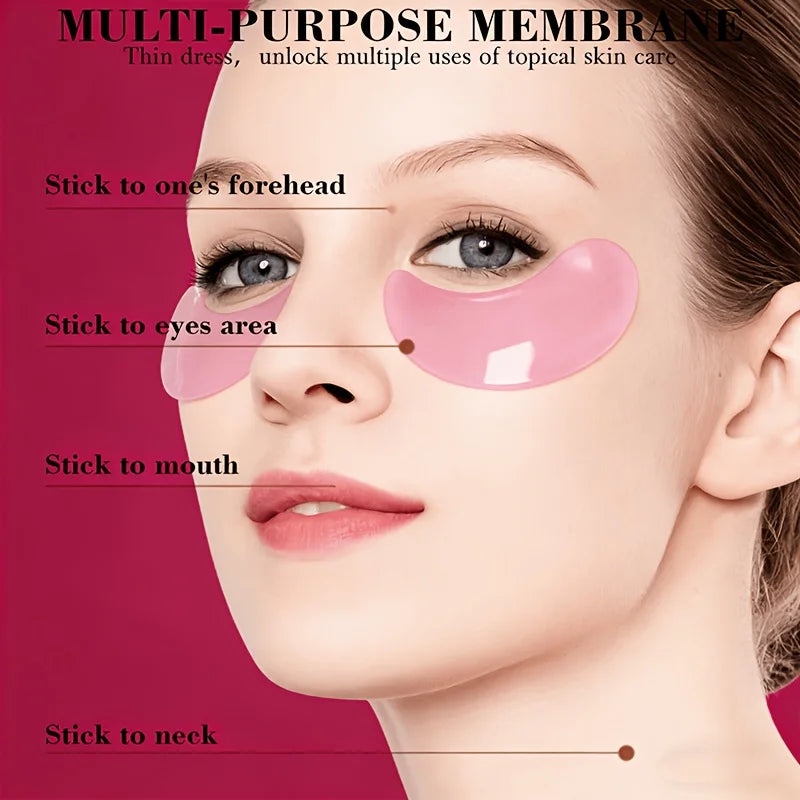 GlowRitual™ Cherry Blossom Hydrogel Eye Masks — 6-Pack