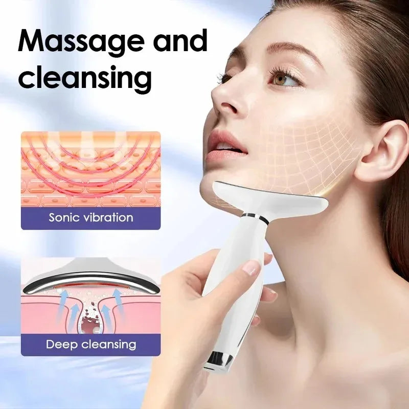 GlowRitual™ 7-Color LED Face & Neck Lifting Massager