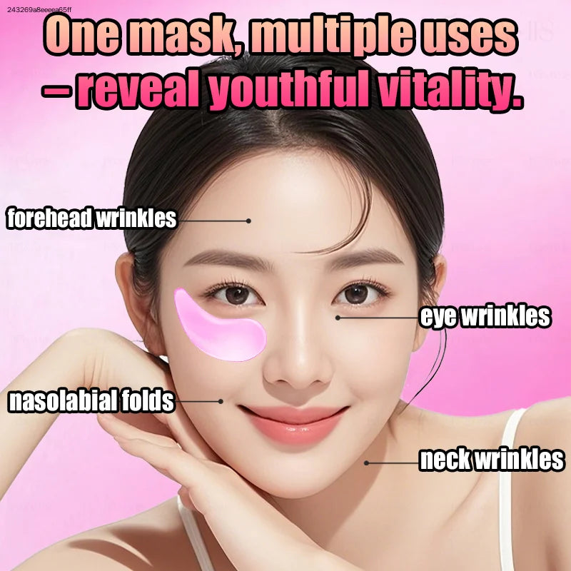 GlowRitual™ Cherry Blossom Hydrogel Eye Masks — 6-Pack